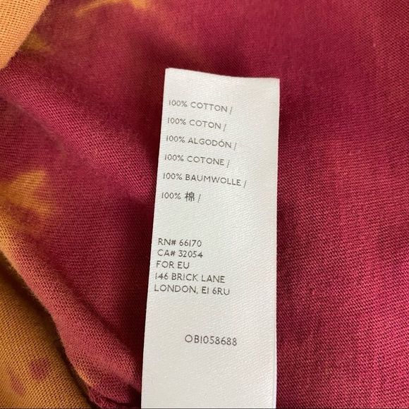 ✨Free People✨Tie Dyed Long Sleeves Tee🍁 - Picture 7 of 10